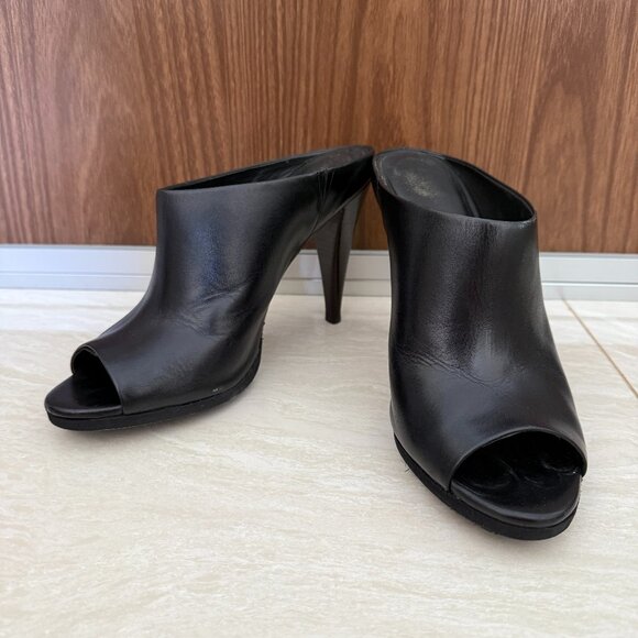 Cole Haan Leather High Heeled Mule - Picture 1 of 4